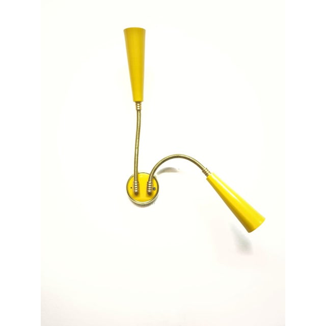 2-Light Sputnik Wall Lamp with Adjustable Arms, 1960s, in Very Good conditions. Designed 1920 to 1949 Up to 250V...