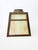 Late 20th Century Vintage 4-Panel Slag Glass Brass Lampshade - Mission - Arts & Crafts - 5" Tall For Sale - Image 5 of 11
