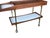 Paul McCobb Style Mid-Century Walnut Bar Cart With Brass Accents For Sale - Image 13 of 14