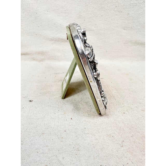 Vintage Cross and Heart Picture Frame For Sale In New Orleans - Image 6 of 7