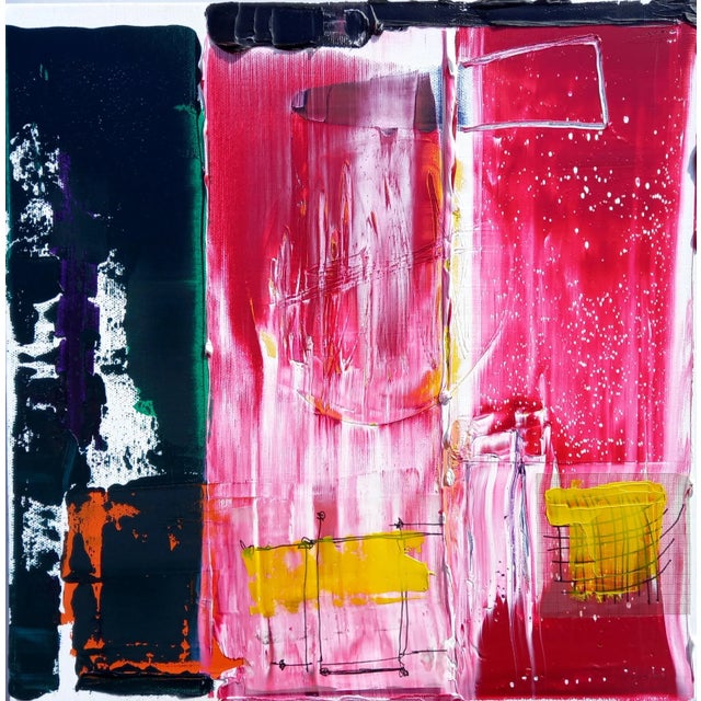 Wood One-of-a-Kind Abstract Oil Paintings - Diptych / Cy Twombly / Robert Motherwell For Sale - Image 7 of 12