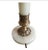Italian Onyx Marble and Brass Column Table Lamp For Sale - Image 11 of 12