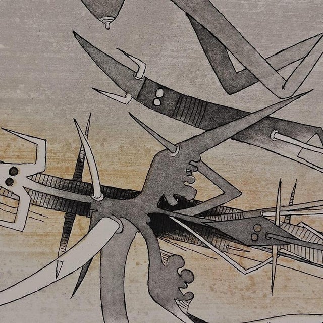 Wifredo Lam, Visible Invisible, 1972, Etching For Sale - Image 4 of 9