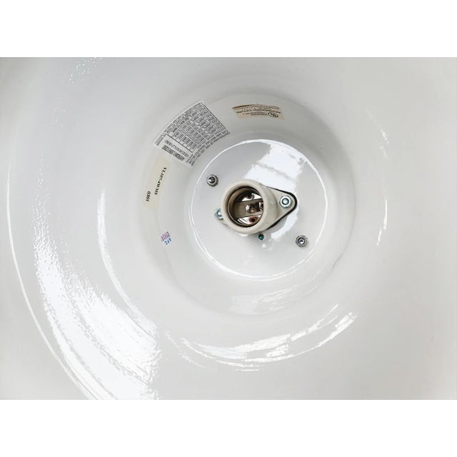 Gray Aluminum Pendant Ceiling Lamp by American Fluorescent For Sale - Image 8 of 10