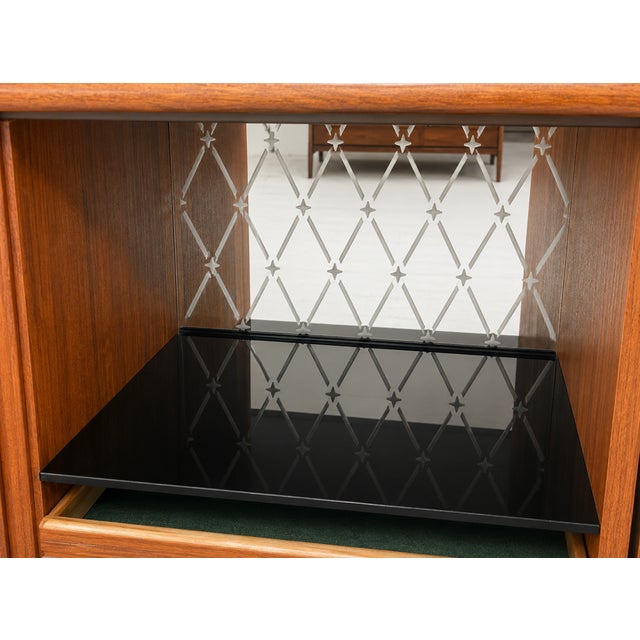 Large Danish Mid Century Modern Teak Credenza / Sideboard, by e.w. Bach, C. 1960's For Sale - Image 10 of 14
