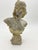 Metal 1900-1909 French Art Nouveau Atala Bronze Bust W/ Pewter Finished For Sale - Image 7 of 8