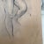 Paper 1940s Peter Sobaki Charcoal on Paper Black Female Nude Drawing For Sale - Image 7 of 7