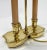 Brass Vintage French Style Brass Bouillotte Table Lamp W Metal Tole Shade For Sale - Image 8 of 9