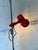Red Metal Dual Shade Floor Lamp Mid-Century Modern 1970s For Sale - Image 9 of 11