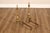 Mid 20th Century Puritan Federal Style Pair of Brass Andirons For Sale - Image 5 of 18