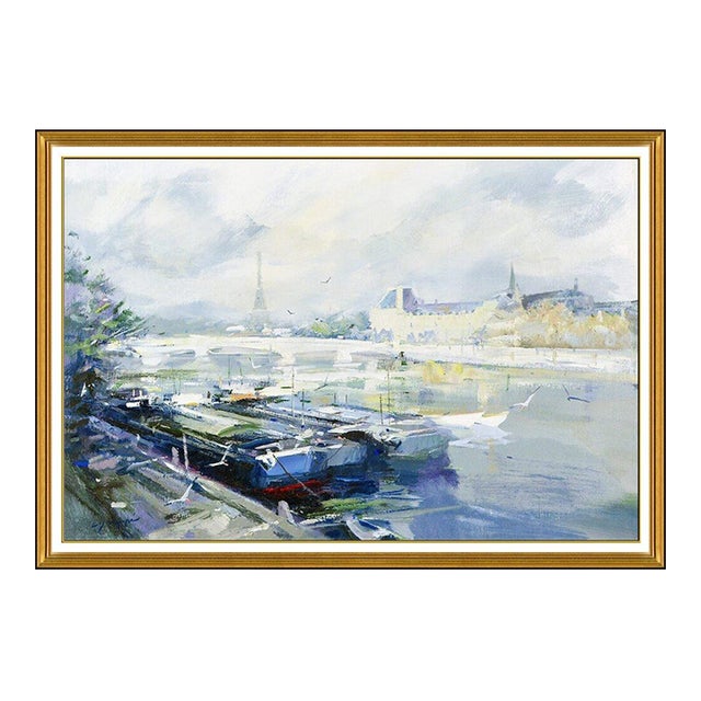 Late 20th Century Paris Canal, Charles C Gruppe For Sale