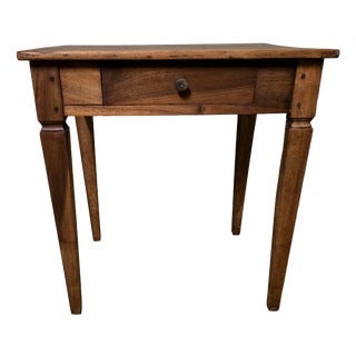 18th Century Provincial Walnut Writing Table For Sale
