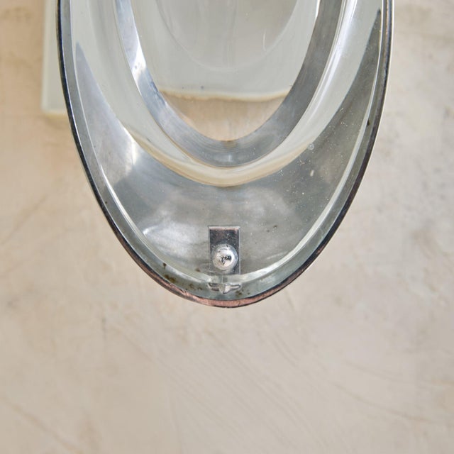Italian Postmodern Chrome Sconce by Oscar Torlasco for Stilkronen, 1970s For Sale - Image 10 of 13