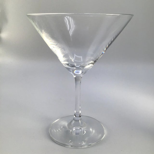 Vintage Martini Starter Set With 2 Glasses and 1 Stainless Steel Cocktail Shaker For Sale - Image 4 of 10