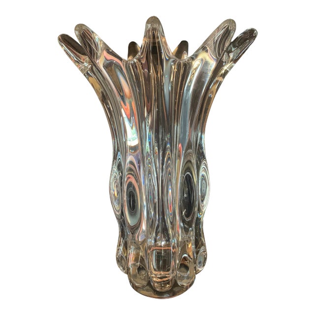 Vannes France Crystal Vase For Sale