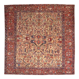 Antique Zabihi Collection Persian Bakhtiari Rug - 11' x 12'2" For Sale