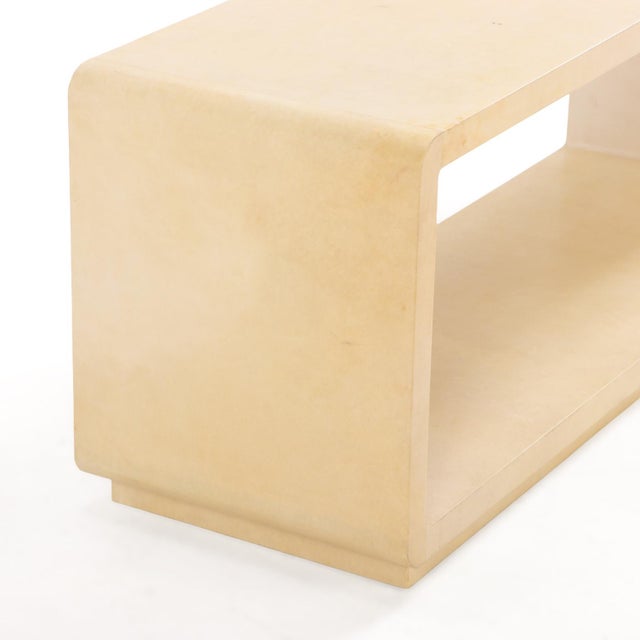 Contemporary Parchment Coffee Table or Bench For Sale - Image 4 of 7