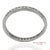 Vintage Platinum 0.60 Ct Natural Diamond HandMade Engraved Eternity Band Ring, Size 7.25 For Sale - Image 4 of 8