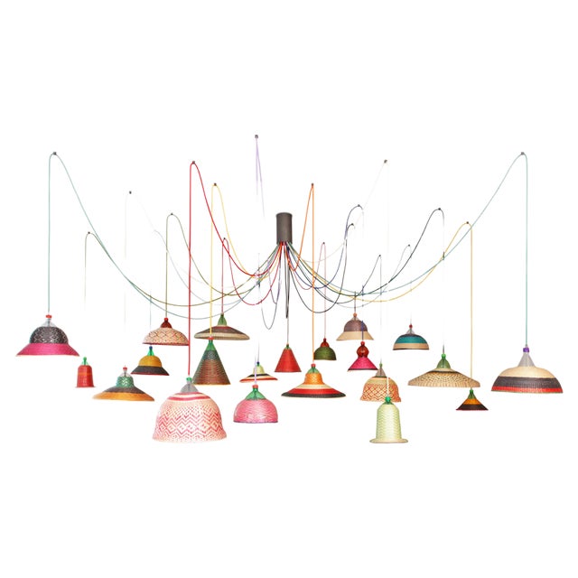 Eperarara Siapidara 21-RHT Pet Ceiling Lamp from Alvaro Catalán De Ocón For Sale
