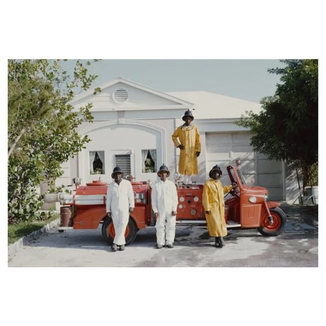 Slim Aarons, Lyford Cay Fire Service, Estate Stamped Photographic Print, 1966 / 2020s For Sale