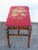 Early 1900s Tapestry Carved Vanity Stool Bench Ottoman 6307 For Sale - Image 4 of 11