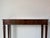 French Empire Style Mahogany Console Table With Herringbone Inlay and Y-Frame Stretcher For Sale - Image 10 of 12