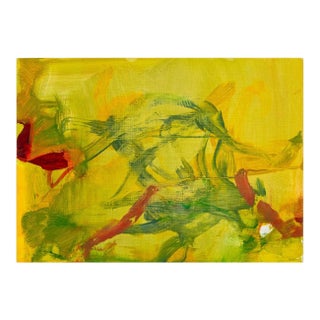 Robert O'Meara Abstract Composition in Green Oil For Sale