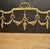French Louis XVI Style Brass Three Panel Fireplace Screen For Sale - Image 3 of 9