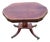 19th C English Regency Mahogany Inlaid Jewelry Display Work Table For Sale
