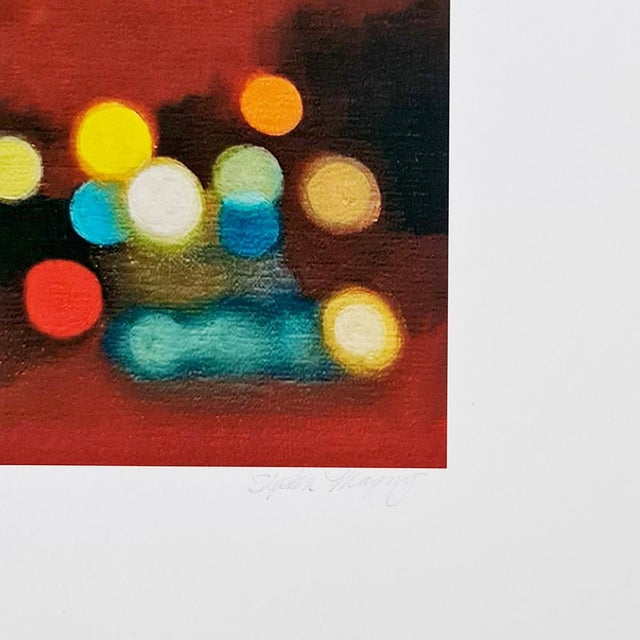 Red Stephen Magsig Citylights 514 Print For Sale - Image 8 of 8