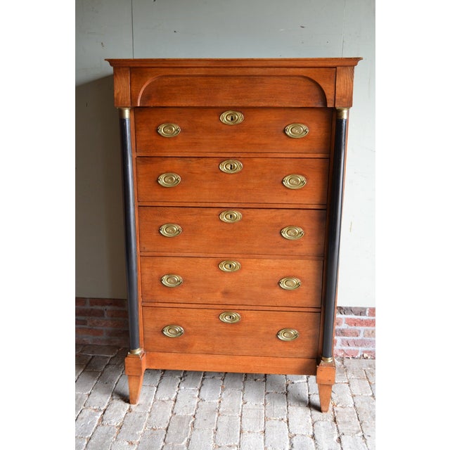 Antique Oak Empire Chiffonier For Sale - Image 9 of 10