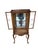 Vintage French Carved Vitrine Curio Cabinet Hutch Display Louis XV Style For Sale - Image 10 of 13