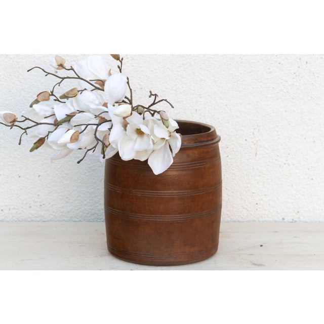 Antique Colonial Turned Grain Bowl For Sale - Image 9 of 9