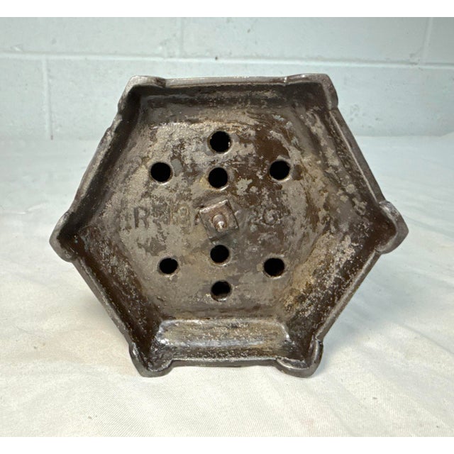 Antique 1890's Chamberlain & Hill Lantern Space Heater Cast Iron Still Coin Bank For Sale - Image 9 of 12