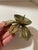 Brutalist Brass Flower Candle Holder For Sale - Image 9 of 11