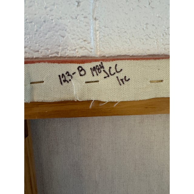 1980s 1980s Large-Scale Contemporary Abstract Painting, Warm Terracotta & Neutral Tones, 46” X 60” by Jack Compton For Sale - Image 5 of 6