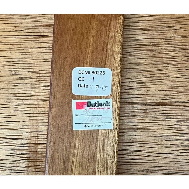 Pair of Tiki Side Tables. Pencil Reed and Cane For Sale - Image 12 of 12