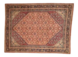 1950s Persian Sultanabad Style Rug , 9'6" X 12'6"