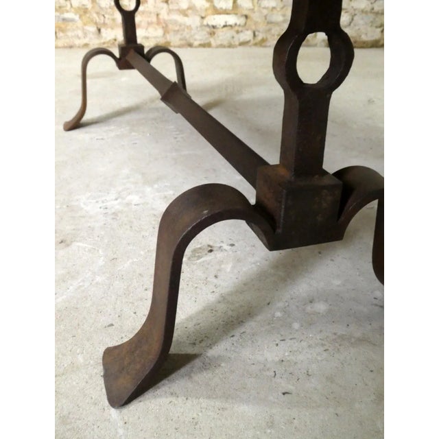 Brutalist Coffee Table, France, 1960s For Sale - Image 10 of 12