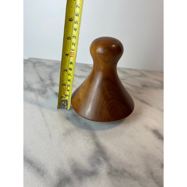 Wood Vintage Hawaiian Koa Wood Poi Pounder by Brantley Center, Honokaa Hawaii For Sale - Image 7 of 7