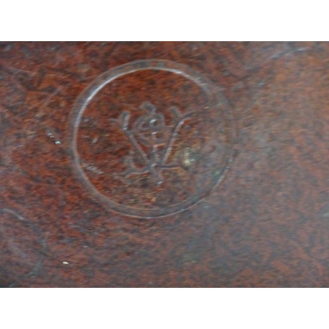 19th English Grain-Painted Wood Papier Mache Tub For Sale - Image 4 of 7