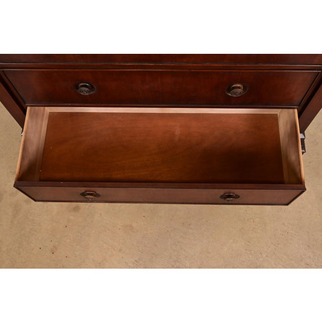 Wood Ralph Lauren Empire Mahogany Chest of Drawers For Sale - Image 7 of 16
