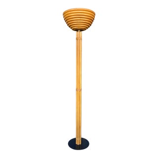 R.Wright Style Bamboo Floor Lamp For Sale