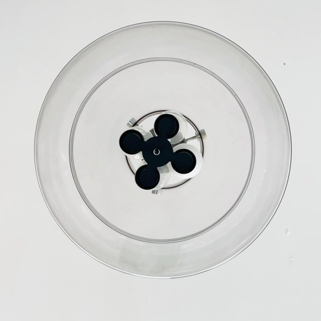 Large Mid-Century Glass Ball Pendant from Glashütte Limburg, Germany, 1970s For Sale - Image 5 of 11