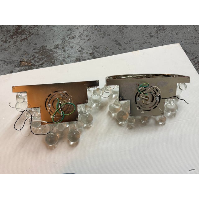 Robert Abbey Robert Abbey Bling Wall Sconces, Pair For Sale - Image 4 of 12