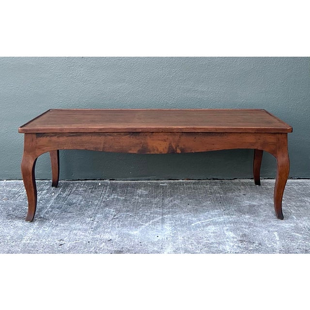 Vintage Italian Wood Coffee Table For Sale - Image 11 of 12
