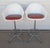 White 2 Hamilton Cosco Fiberglass Swivel Bar Stools For Sale - Image 8 of 18