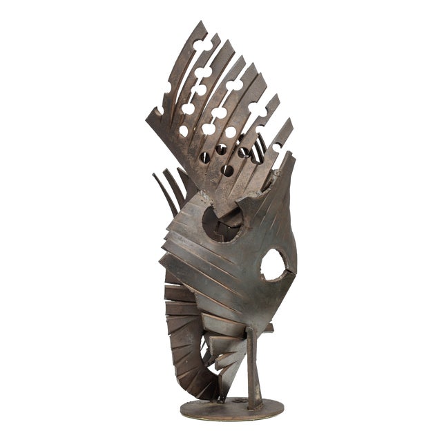 Dutch Artist, Brutalist Abstract Sculpture, 1960s, Iron For Sale