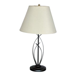 Contemporary Black Iron Cheyenne Modern Table Lamp For Sale