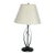 Contemporary Black Iron Cheyenne Modern Table Lamp For Sale